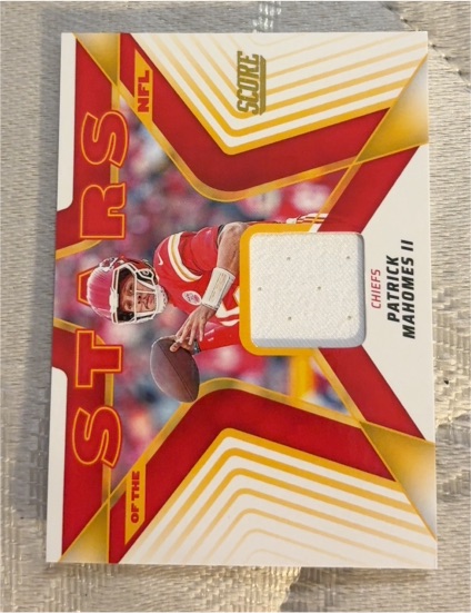 2025 Panini Score Stars of the NFL #SNJ-PMA Patrick Mahomes II — front