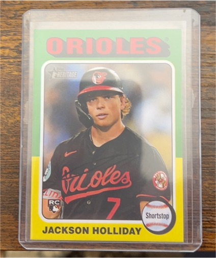 2024 Topps Heritage High Number #692 Jackson Holliday — front