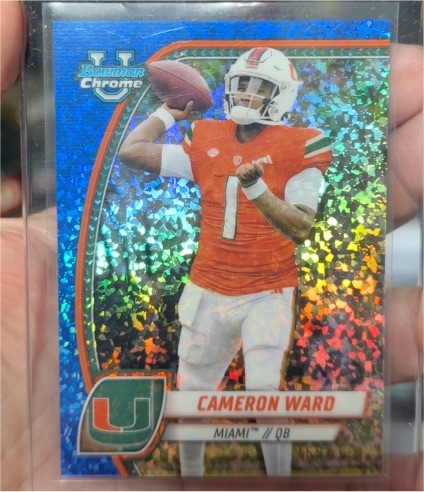2024 Bowman University Chrome #38 Cameron Ward — front