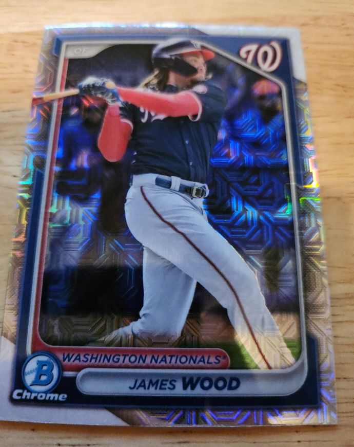 2024 Bowman Chrome #BCP-216 James Wood — front