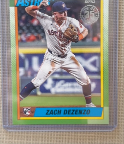 2025 Topps Series 1 1990 Topps #T90-92 Zach Dezenzo — front