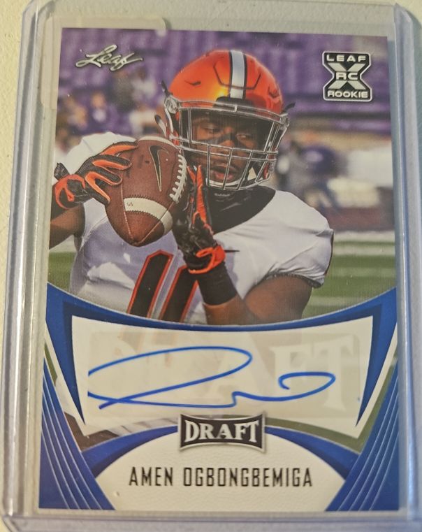 2021 Leaf Draft #Amen Ogbongbemiga — front