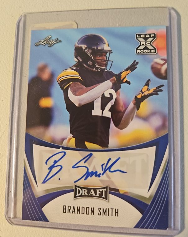 2021 Leaf Draft #BA-BS2 Brandon Smith — front