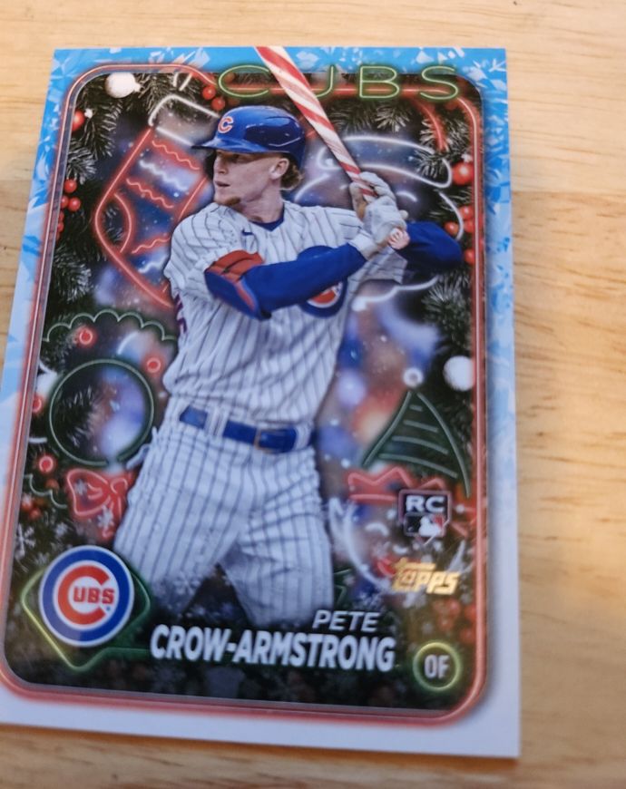 2024 Topps Holiday #H136 Pete Crow-Armstrong — front