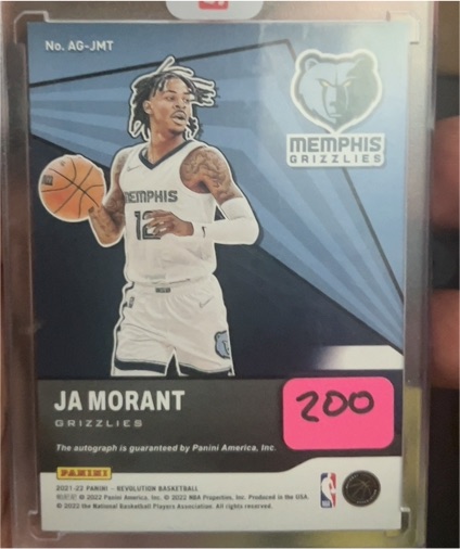 2022-23 Panini Donruss Optic #AG-JMT Ja Morant — front