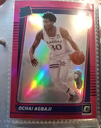 2022 Panini Donruss Optic Draft Picks #20 Ochai Agbaji — front