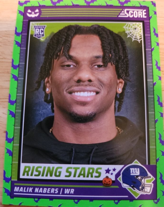 2024 Panini Score-A-Treat #37 Malik Nabers — front