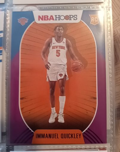 2020-21 Panini NBA Hoops #249 Immanuel Quickley — front