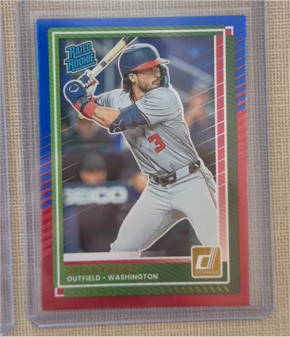 2025 Donruss #54 Dylan Crews Rated Rookie Washington Nationals — front