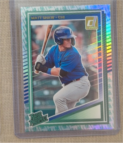 2025 Donruss #143 Matt Shaw — front