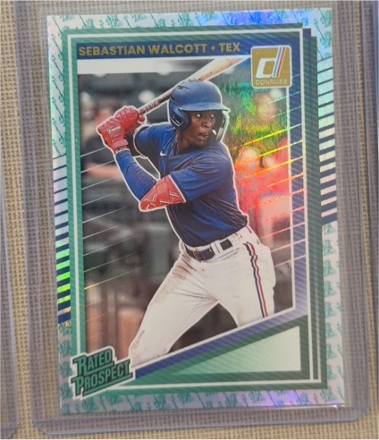 2025 Donruss #103 Sebastian Walcott Rated Prospect — front