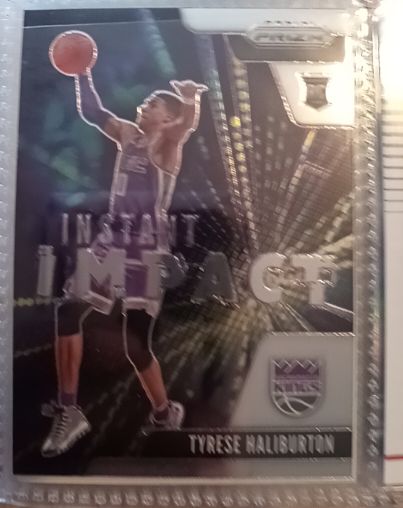 2020-21 Panini Prizm Instant Impact #9 Tyrese Haliburton Rookie — front