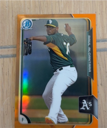 2015 Bowman Chrome Prospects #BCP146 Paul Alcantara — front