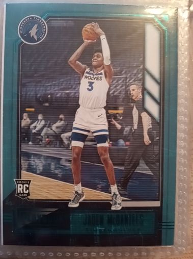 2020-21 Panini Chronicles #180 Jaden McDaniels Rookie Card — front