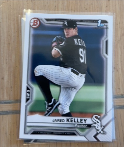 2021 Bowman #BP-106 Jared Kelley — front