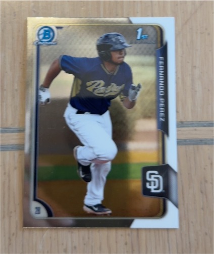 2015 Bowman Chrome Prospects #BCP9 Fernando Perez — front