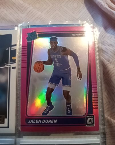 2022-23 Panini Chronicles Donruss Optic #13 Jalen Duren Rated Rookie — front