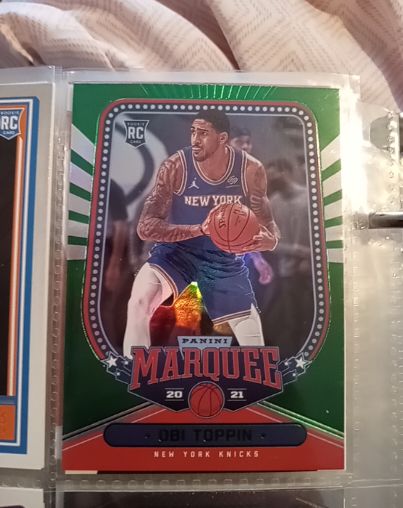2020-21 Panini Chronicles Marquee #258 Obi Toppin — front