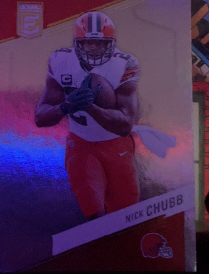2021 Panini Elite #E Nick Chubb — front