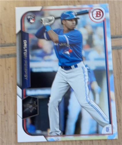 2015 Bowman #147 Dalton Pompey — front