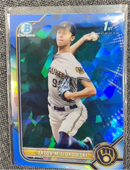 2022 Bowman Chrome Sapphire #BDC-132 Jacob Misiorowski — front
