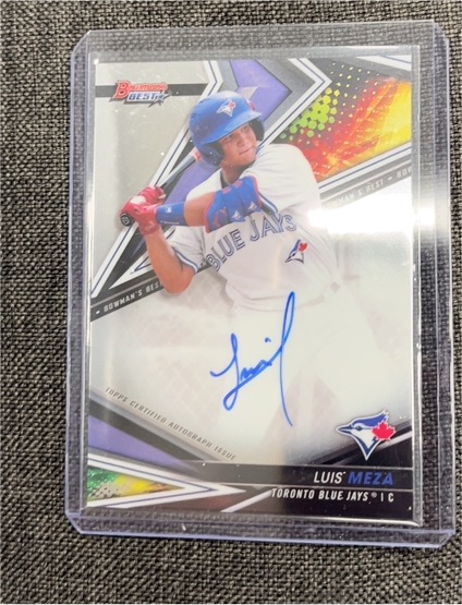 2022 Bowman's Best #B22-LM Luis Meza — front