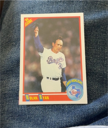 1990 Score #696 Nolan Ryan — front