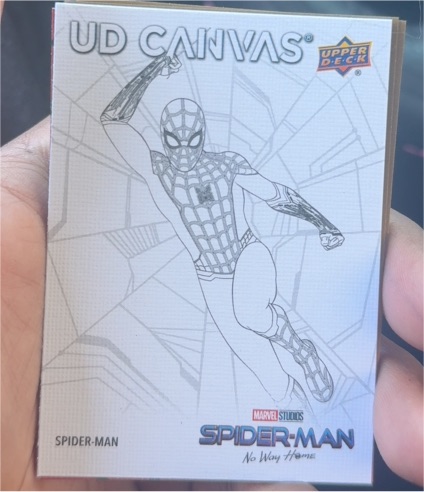 2023 Upper Deck Spider-Man No Way Home UD Canvas #C-38 Spider-Man — front