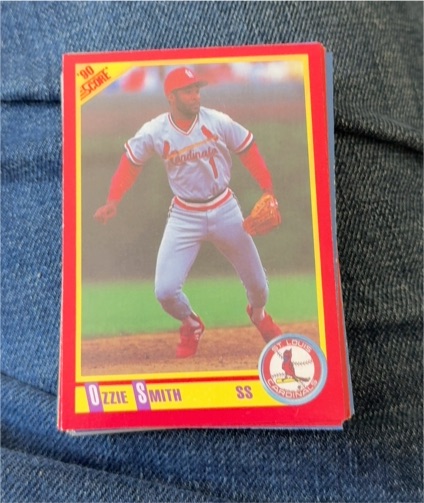 1990 Score #285 Ozzie Smith — front