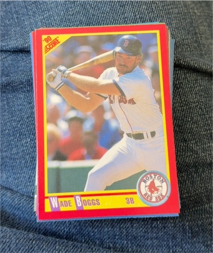 1990 Score #245 Wade Boggs — front