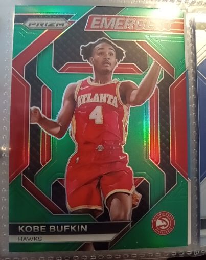 2023-24 Panini Prizm Emergent #9 Kobe Bufkin — front