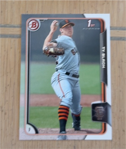2015 Bowman Prospects #BP24 Ty Blach — front