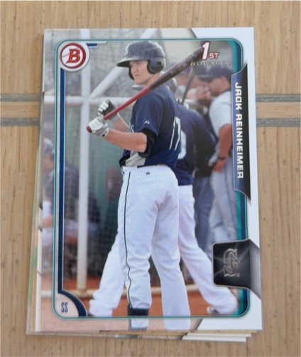 2015 Bowman Prospects #BP108 Jack Reinheimer — front
