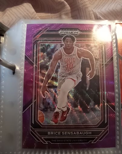 2023 Panini Prizm Draft Picks #20 Brice Sensabaugh — front