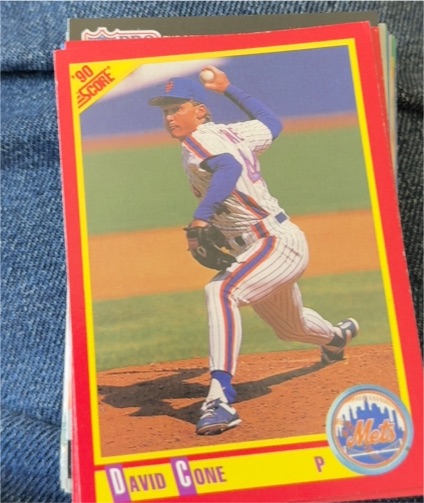 1990 Score #430 David Cone — front
