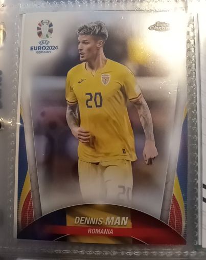2024 Topps Chrome UEFA EURO #82 Dennis Man — front