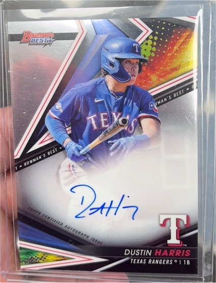 2022 Bowman's Best #B22-DH Dustin Harris — front