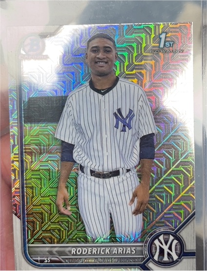 2022 Bowman Chrome #153 Roderick Arias — front