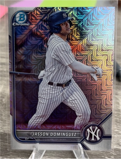2022 Bowman Chrome Prospects #BCP-244 Jasson Dominguez — front