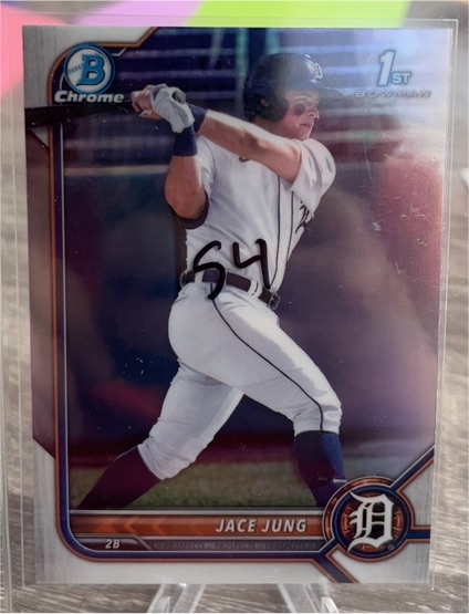 2022 Bowman Chrome #BDC-15 Jace Jung — front
