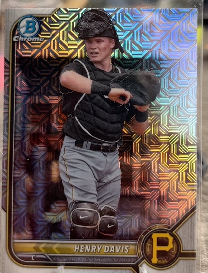 2022 Bowman Chrome #BCP-210 Henry Davis — front