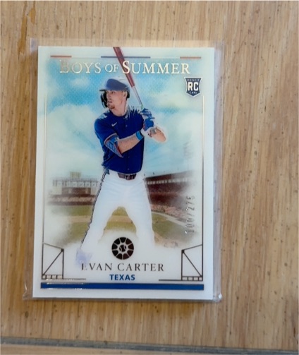 2024 Panini Boys of Summer #16 Evan Carter — front