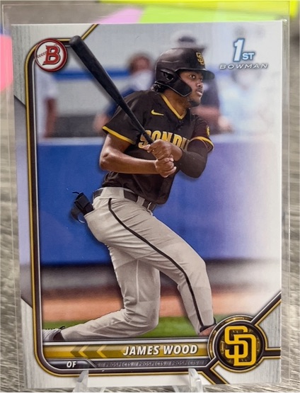 2022 Bowman #BP-108 James Wood — front