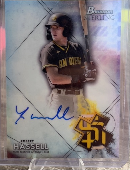 2021 Bowman Sterling #BSPA-RH Robert Hassell — front