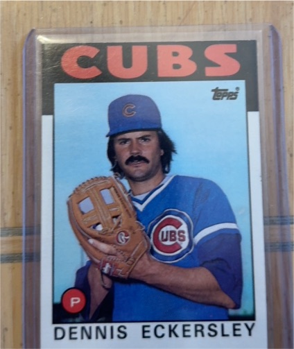 1986 Topps #538 Dennis Eckersley — front