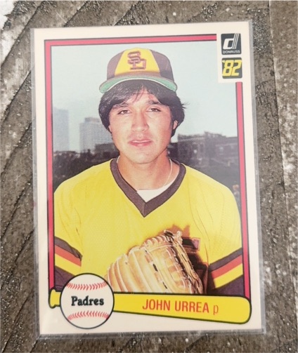 1982 Donruss #313 John Urrea — front