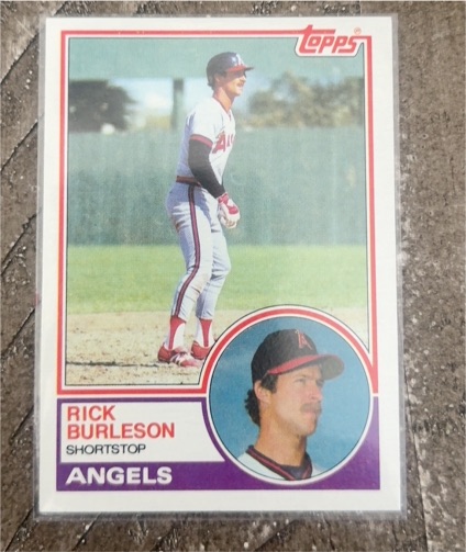 1983 Topps #315 Rick Burleson — front