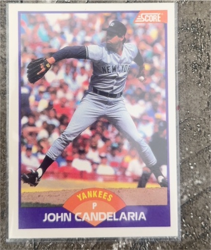 1989 Score #246 John Candelaria New York Yankees — front