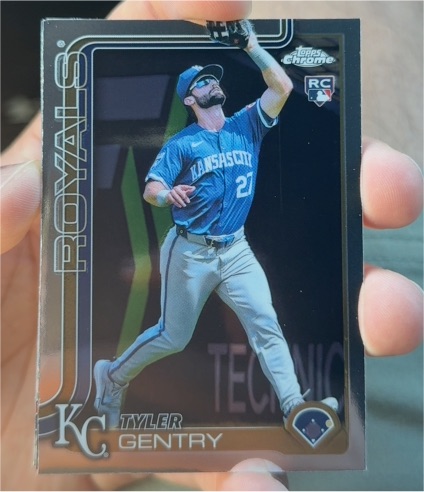 2025 Topps Chrome #218 Tyler Gentry — front