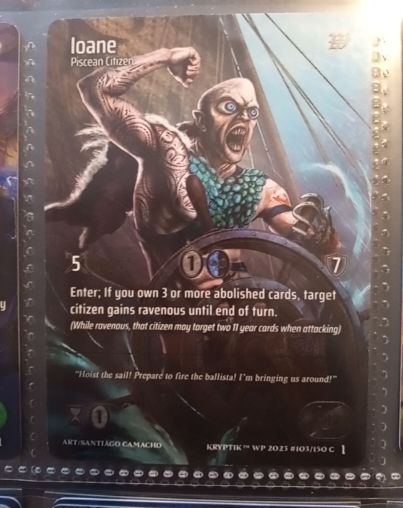 Kryptik TCG 2023 #105 Ioane — front